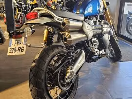 triumph scrambler 1200 xe 2019 1200 cm3 | moto trail | 2 410 km | bleu | 22190 plerin